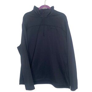 Timberland Quarter-Zip Pullover Jacket Mens Size 2XL Black Lightweight Durable F